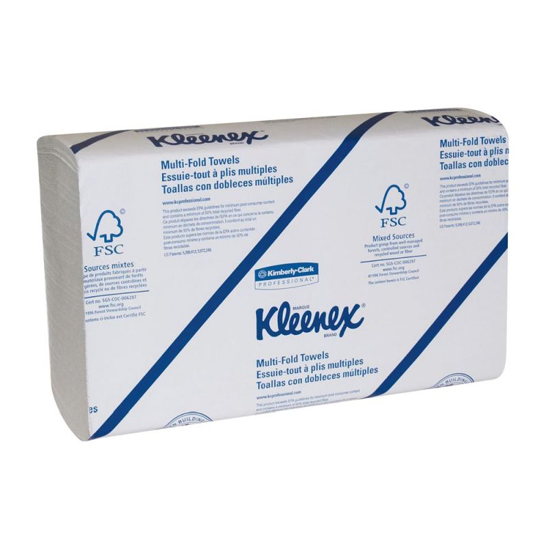 Kleenex Multifold Towel - 150 Sheets x 16 Packs
