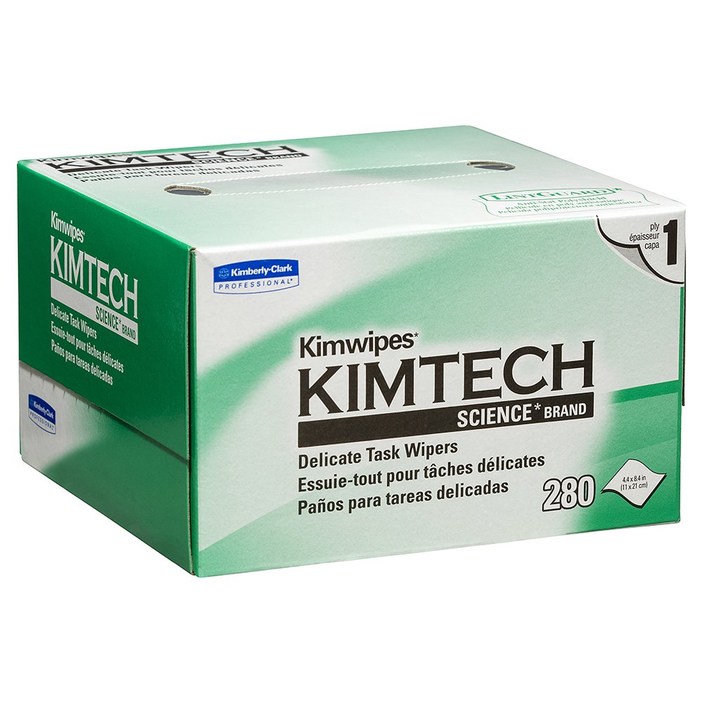 KIMTECH SCIENCE KIMWIPES 34120 Delicate Task Wiper, White 21cm x 11cm, 280 Sheet