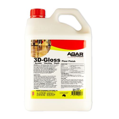 Agar 3D Gloss - Floor Sealer - 5Ltr