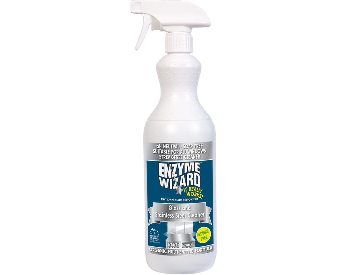 Enzyme Wizard 1L RTU Glass & Stainless Steel Cleaner