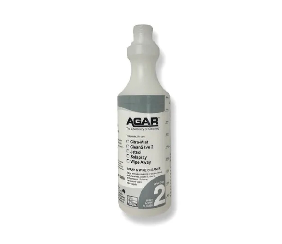 Agar Spray Bottle #2 500ml Multi-Purpose Cleaners (trigger sold seperately)