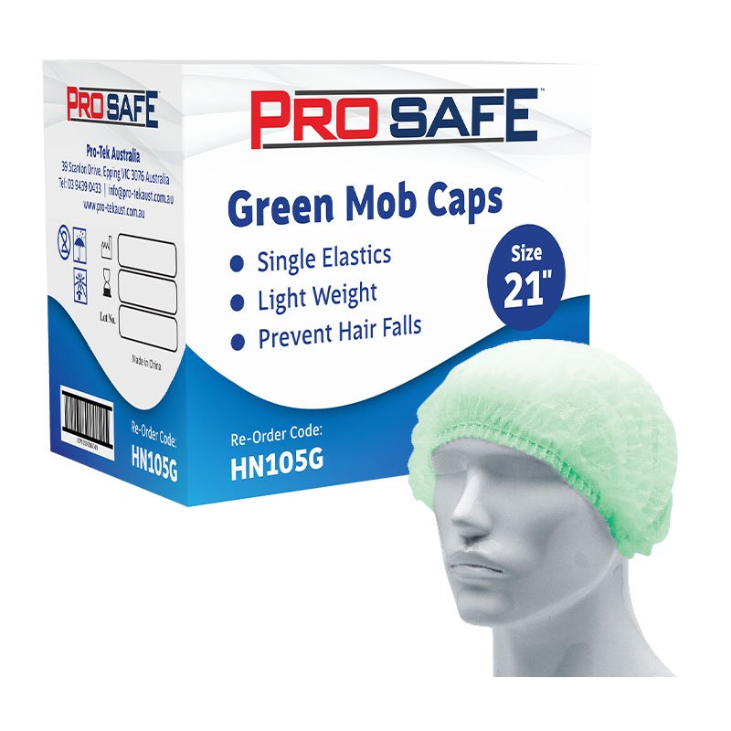 Austar Hair Net Green  21' Crimped 1000pcs
