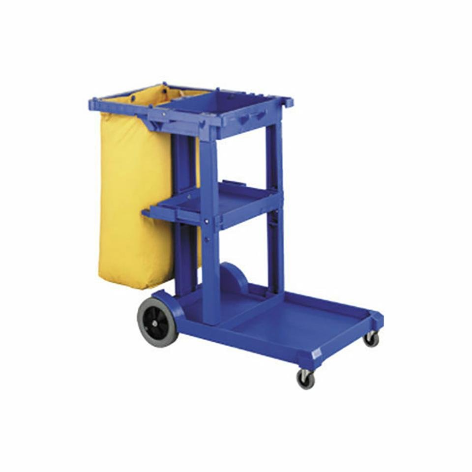 Oates Janitor Cart Blue