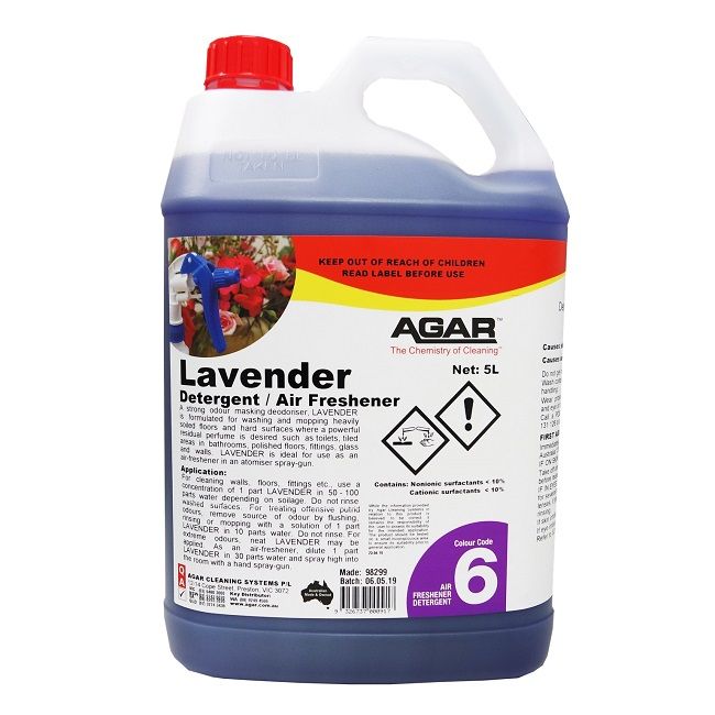 Agar Lavender Detergent - Deodoriser - 5Ltr