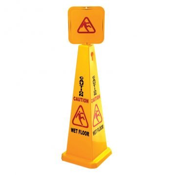 Sabco "Caution Wet Floor" Cone
