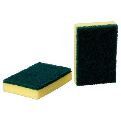 3M Green and Yellow Sponge-  15cm x 10cm (10/pack)