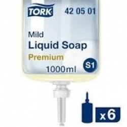 Tork Hair & Body Liquid Soap Refills -  6 x 1Ltr