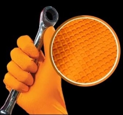Orange Rocket XTRA GRIP Nitrile Gloves Medium 100 units