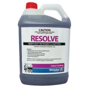 Whiteley Resolve 5L - Heavy Duty Detergent and Sanitiser