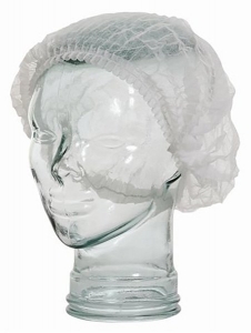 HNETW Crimped Disposable Hair Net White 1000 pcs/ctn