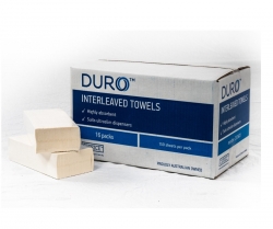 Caprice DURO Interleaved Hand Towel 150 Sheets x 16 Packets
