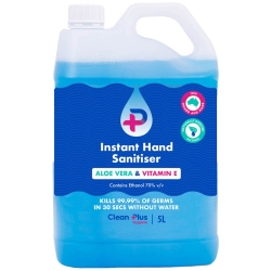 Clean Plus Instant Hand Sanitiser Gel - 5Lt