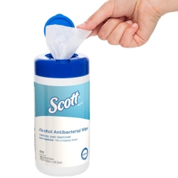 Scott Alcohol Antibacterial Wipes (70 Wipes)
