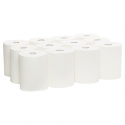 SCOTT 4419 Roll Hand Towel, White, 100 Metres per Roll, 16 Rolls per Case