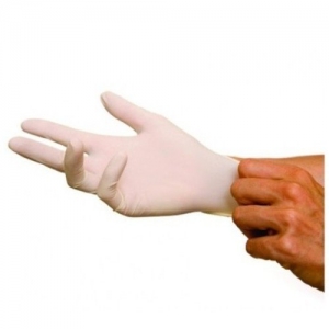 LATEX Gloves Powder Free - SMALL 100 gloves per pack