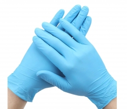 NITRILE Gloves Powder Free BLUE - MEDIUM100 gloves per pack