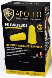 Apollo Uncorded Ear Plugs 200/box