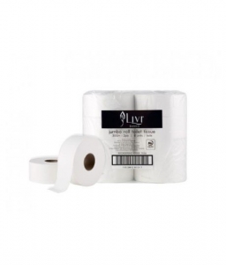 Livi Basics 2ply x 300m x 8 Jumbo Toilet Roll