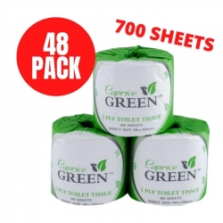 CAPRICE Toilet Paper - Green Box Recycled - 2ply/ 700sheets