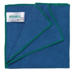 WYPALL 83620 Microfibre Cloth, Blue 40cm x 40cm, 6 Cloths per Pack, 4 Packs per
