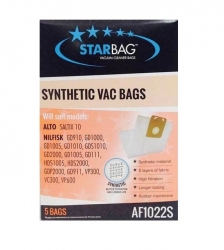 Synthetic Bag - For  Nilfisk GD1010, VP300 - 5/pack