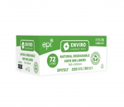 Bin LIner 72LT biodegradable Natural 250 ctn