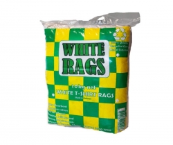 Rags White Singlet 10Kg