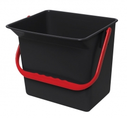 Sabco Brix Microfibre Cloth Charging Bucket 6L Red