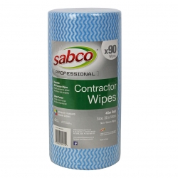 Sabco Professional Contractor Wipes 90 Sheets Blue